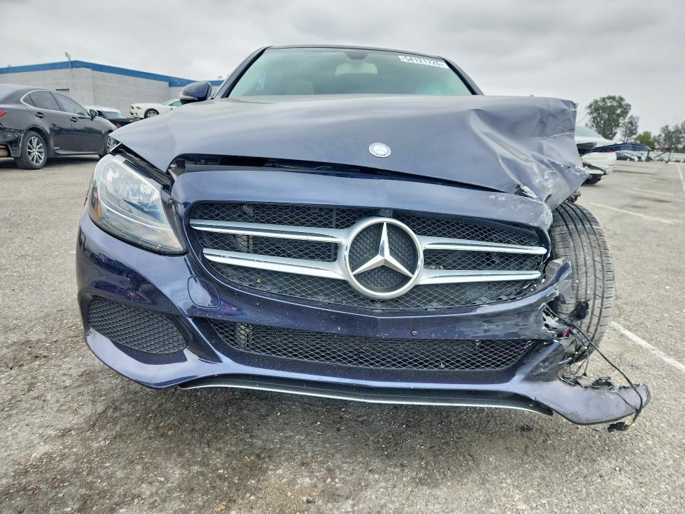 2017 Mercedes-benz C-klasse VIN 55SWF4KB8HU220657 COPART salvage auction — FRONT END, Ca - Salvage Certificate, sold $2,950 on 2026-07-02 (photo 5)