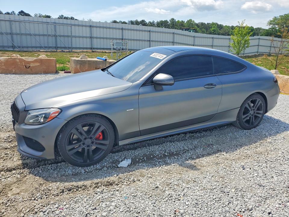 2017 Mercedes-benz C-klasse VIN WDDWJ4JBXHF342360 COPART salvage auction — SIDE, Ga - Cert Of Title-Salvage, sold $7,600 on 2026-08-03 (photo 1)