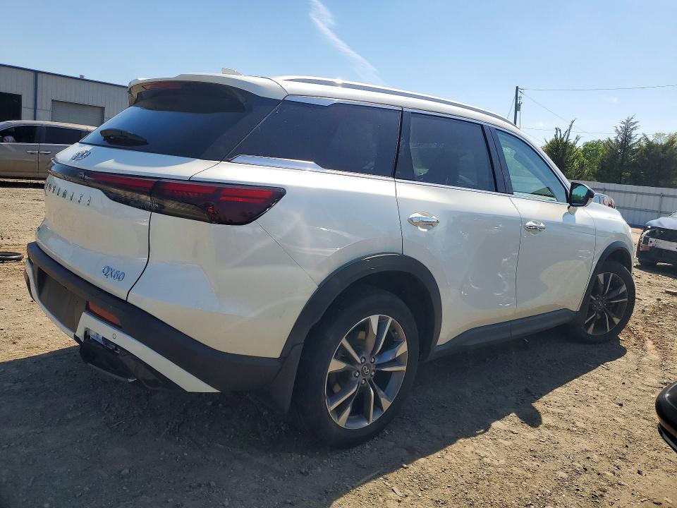2024 Infiniti Qx60 VIN 5N1DL1FS7RC354130 COPART salvage auction — FRONT END, Nj - Cert Of Title-Salvage, sold $9,600 on 2026-07-15 (photo 3)