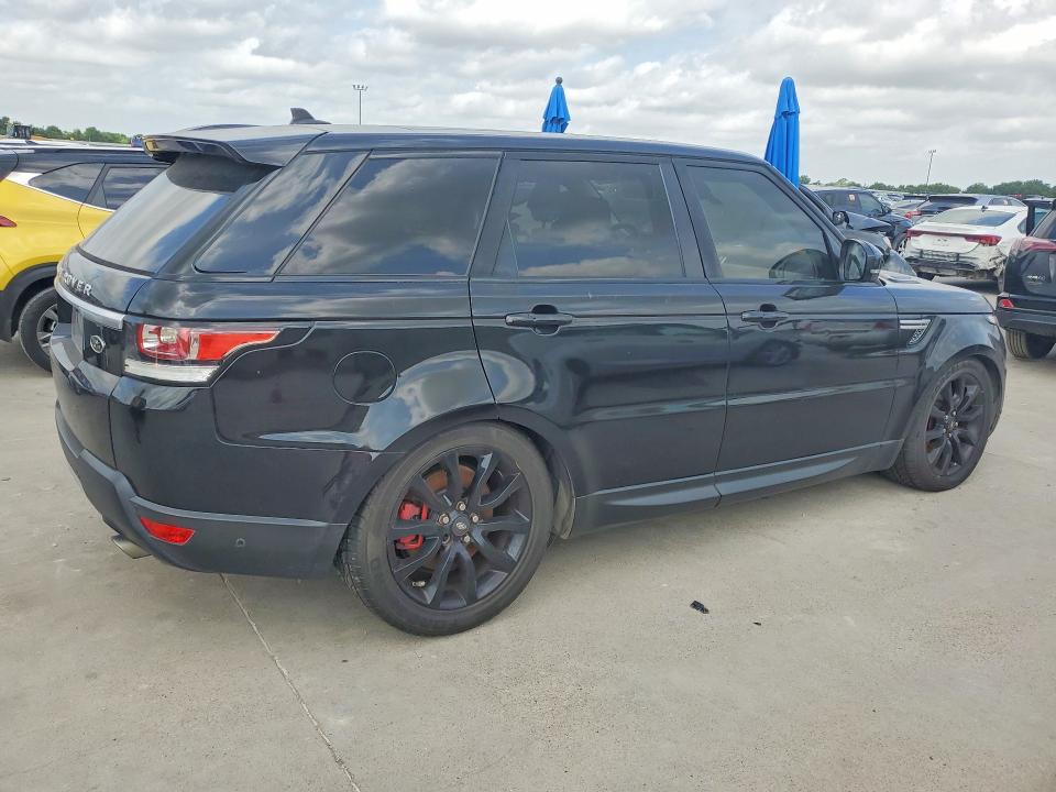 2016 Land rover Range rover sport VIN SALWR2VF8GA638891 COPART salvage auction — NORMAL WEAR, TX - CERTIFICATE OF TITLE, sold $3,700 on 2026-09-10 (photo 3)