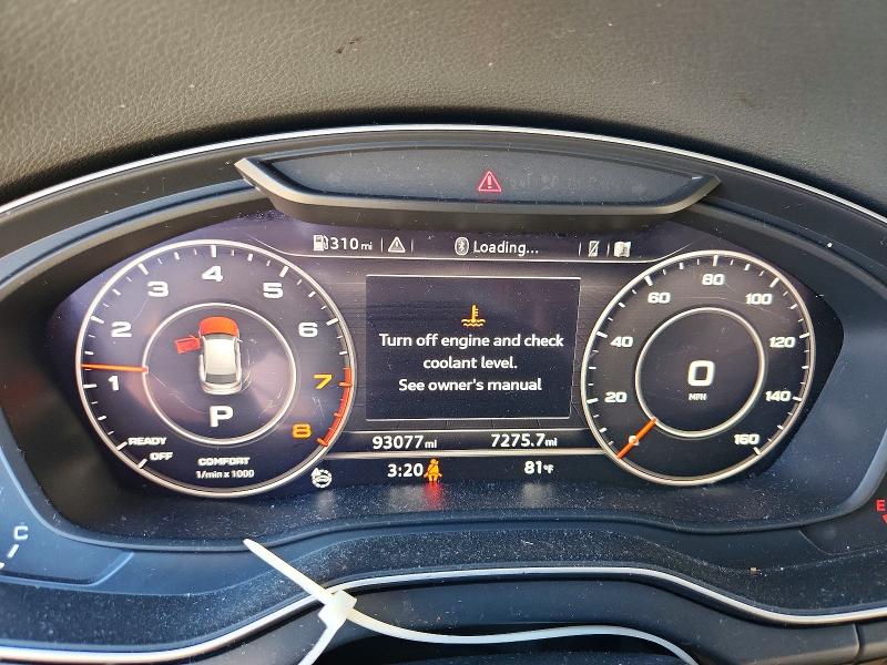 2018 Audi Q5 VIN WA1BNAFY6J2003417 COPART salvage auction — FRONT END, Il - Salvage Certificate, sold $6,000 on 2026-07-09 (photo 9)