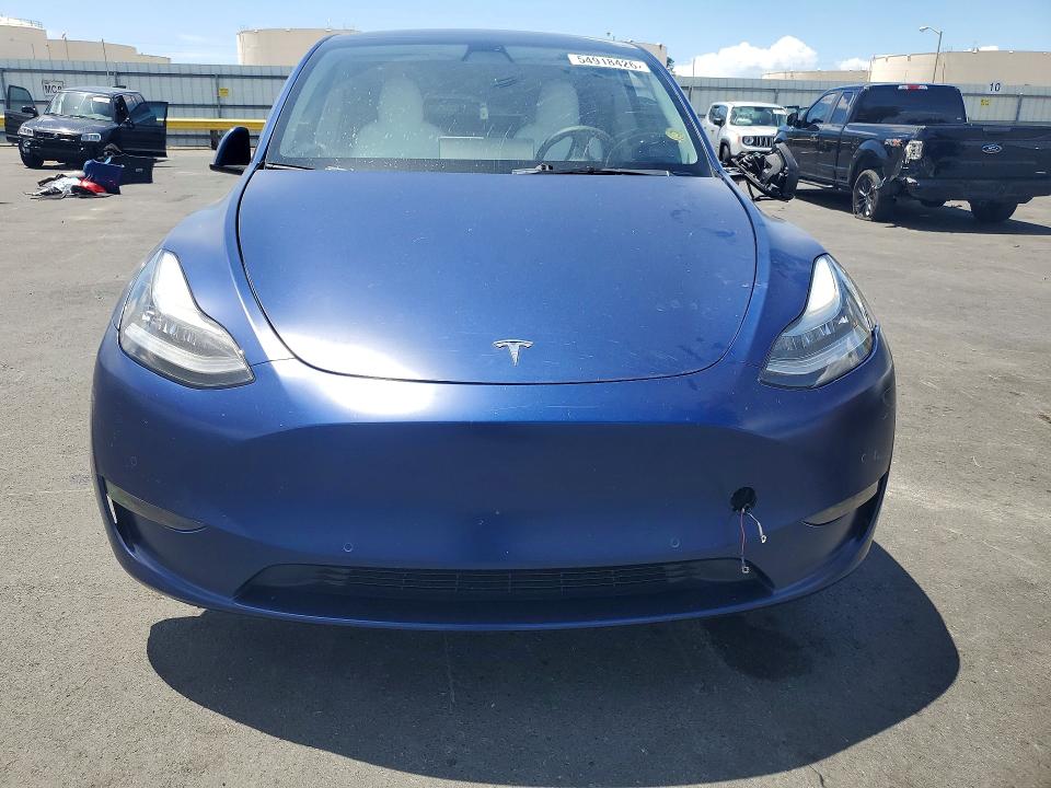 2022 Tesla Model y VIN 7SAYGDEE6NF339593 COPART salvage auction — SIDE, Ca - Salvage Certificate, sold $5,700 on 2026-07-08 (photo 5)