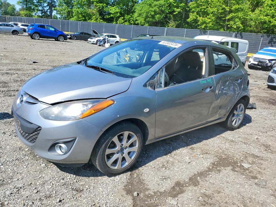 2014 Mazda 2 VIN JM1DE1LZ9E0174160 COPART salvage auction — SIDE, Md - Cert Of Salvage > 75% Damage, sold $625 on 2026-07-14 (photo 1)