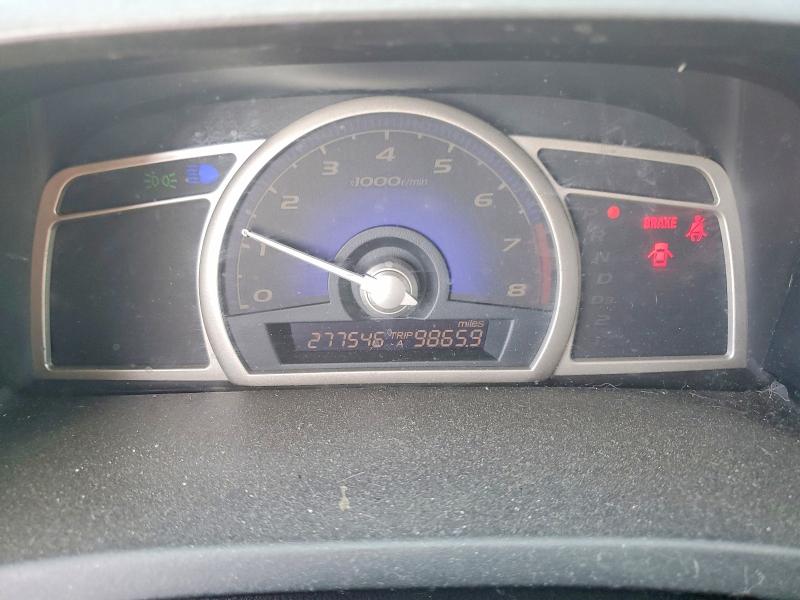 2008 Honda Civic VIN 2HGFA165X8H533966 COPART salvage auction — FRONT END, Ca - App For Dup Clean Or Ac, sold $475 on 2026-07-09 (photo 9)