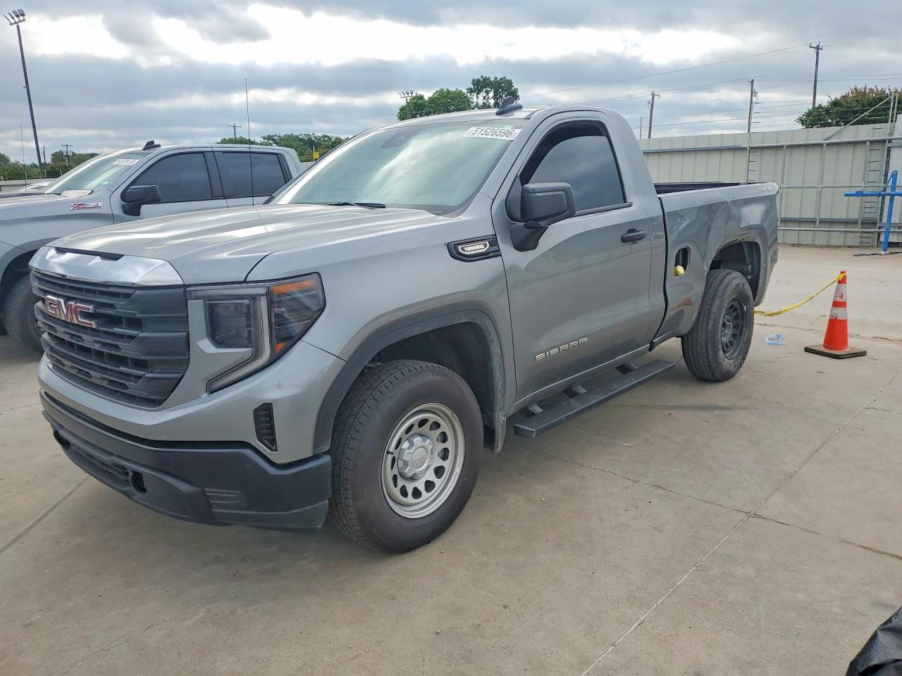 2026 GMC Sierra VIN 3GTNUAEK8TG138413 COPART salvage auction — Rear End, TX - SALVAGE VEHICLE TITLE, sold $19,500 on 2026-07-02 (photo 1)