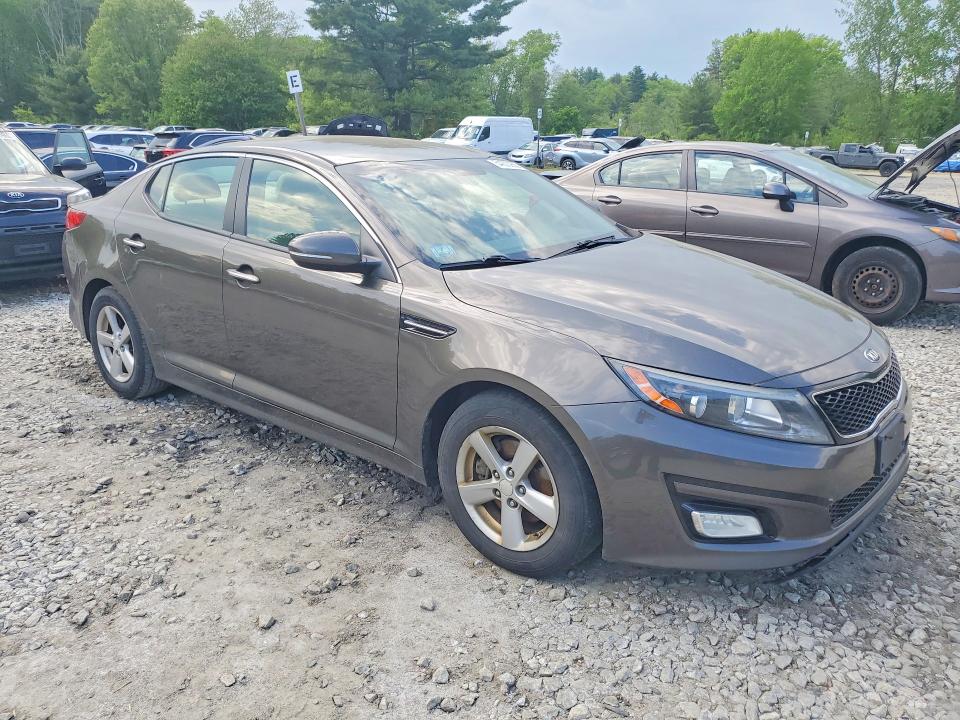 2015 Kia Optima VIN 5XXGM4A73FG399029 COPART salvage auction — FRONT END, MA - CERTIFICATE OF TITLE, sold $400 on 2026-07-23 (photo 4)