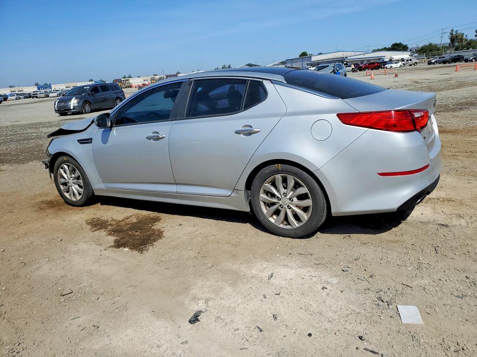 2015 Kia Optima VIN 5XXGN4A76FG356835 COPART salvage auction — FRONT END, CA - SALVAGE CERTIFICATE, sold $1,000 on 2026-07-24 (photo 2)