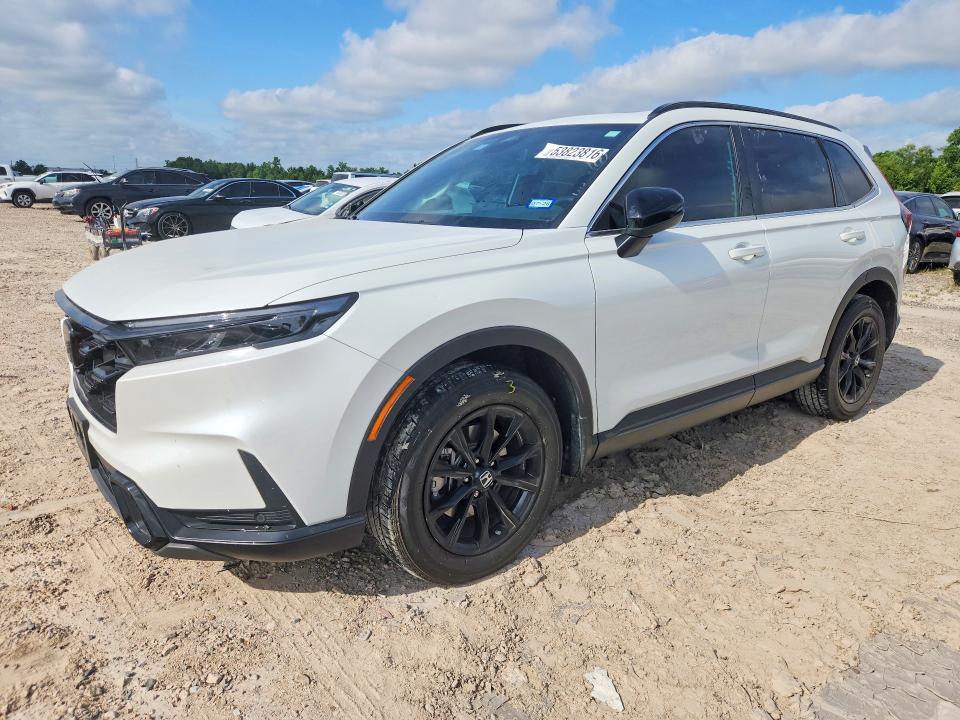 2025 Honda Cr-v VIN 7FARS6H88SE012131 COPART salvage auction — SIDE, Tx - Salvage Vehicle Title, sold $925 on 2026-07-21 (photo 1)