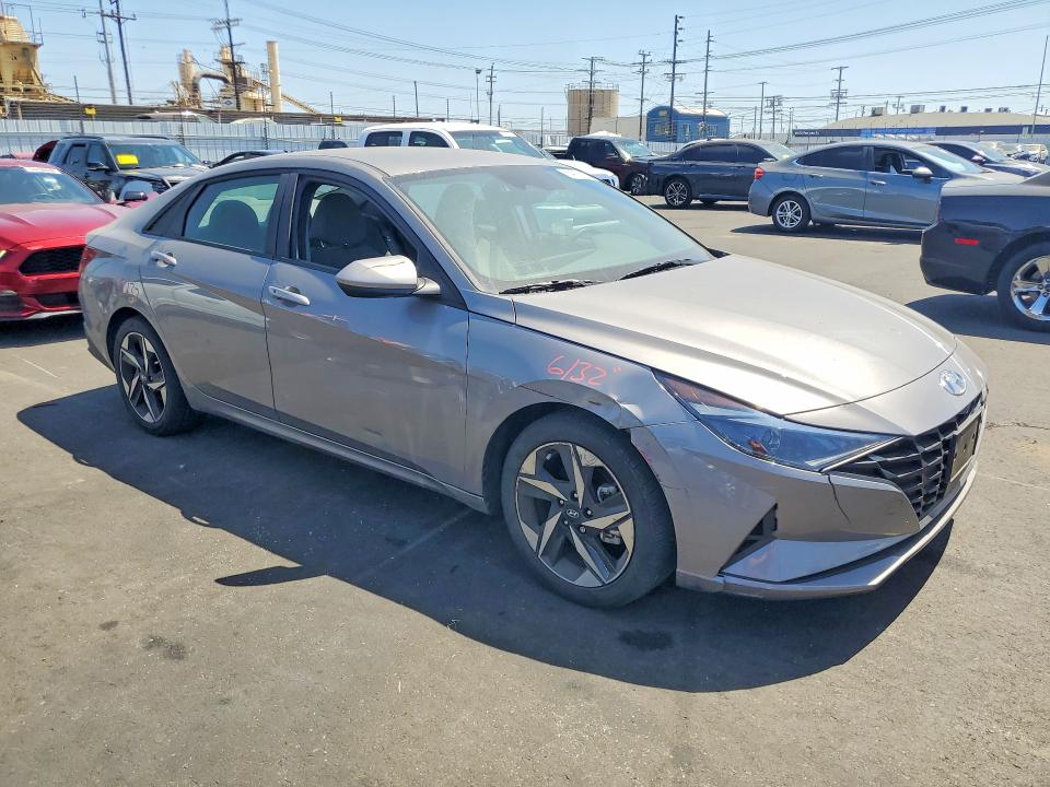 2023 Hyundai Elantra VIN KMHLS4AG0PU517114 COPART salvage auction — SIDE, Ca - Salvage Certificate, sold $3,950 on 2026-07-08 (photo 4)