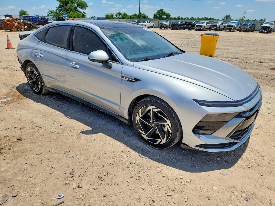 2024 Hyundai Sonata VIN KMHL14JA2RA351312 COPART salvage auction — REAR END, Tx - Certificate Of Title, sold $8,400 on 2026-07-22 (photo 4)