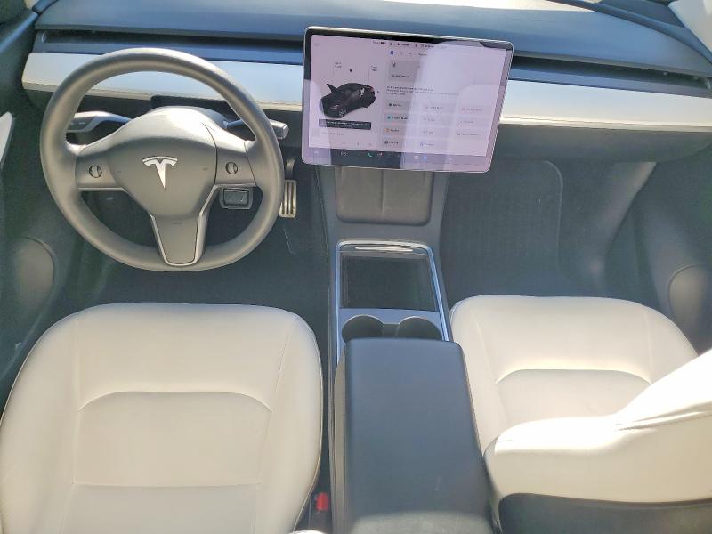 2021 Tesla Model y VIN 5YJYGDEE4MF212756 COPART salvage auction — FRONT END, CA - SALVAGE CERTIFICATE, sold $10,700 on 2026-07-30 (photo 8)