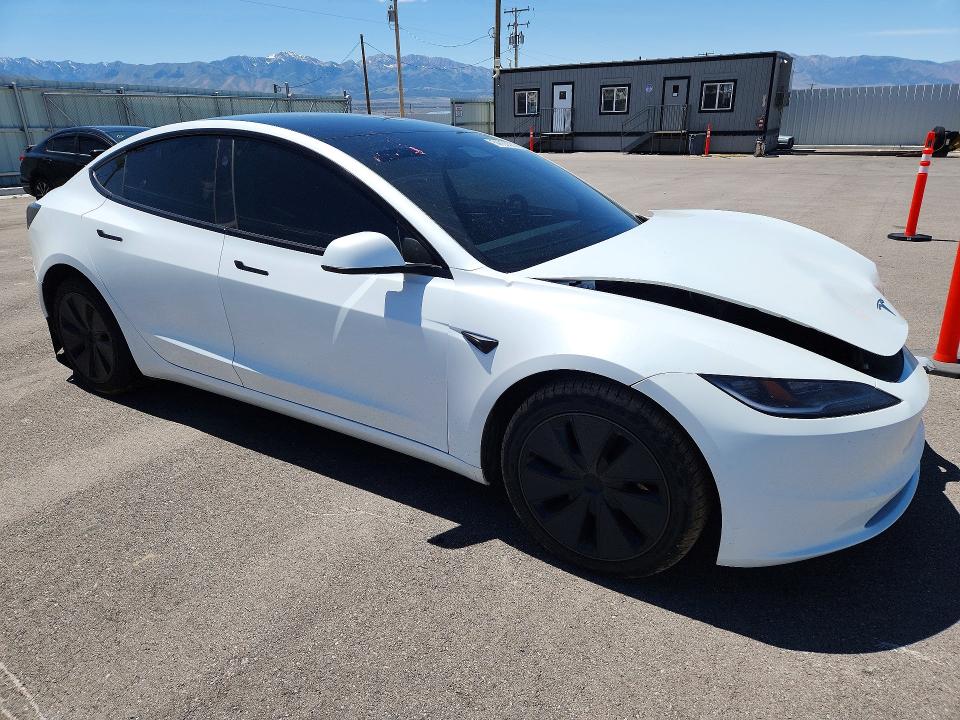 2024 Tesla VIN 5YJ3E1EB8RF820758 COPART salvage auction — FRONT END, Ut - Salvage Certificate, sold $14,200 on 2026-07-24 (photo 4)