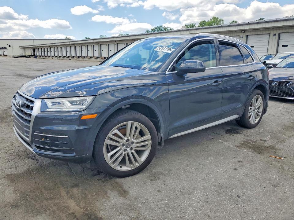 2018 Audi Q5 VIN WA1CNAFY7J2205123 COPART salvage auction — WATER/FLOOD, Id - Salvage Certificate Of Title, sold $9,000 on 2026-07-09 (photo 1)