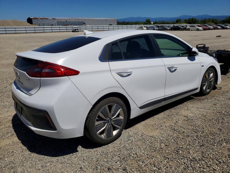 2018 Hyundai Ioniq VIN KMHC85LC6JU101641 COPART salvage auction — FRONT END, Ca - Salvage Certificate, sold $975 on 2026-07-10 (photo 3)