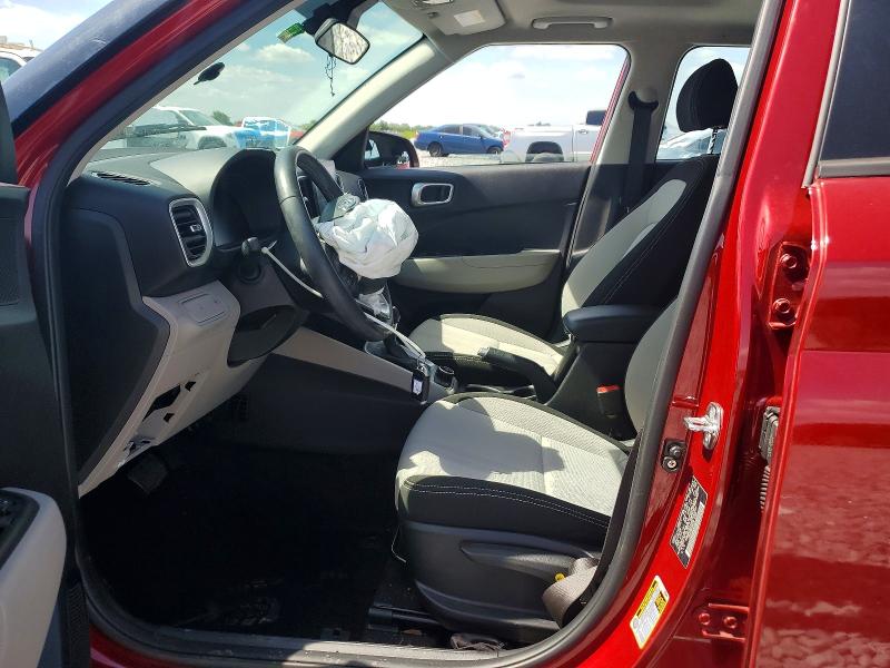 2024 Hyundai Venue VIN KMHRC8A3XRU328260 COPART salvage auction — FRONT END, Fl - Certificate Of Destruction, sold $2,250 on 2026-07-17 (photo 7)