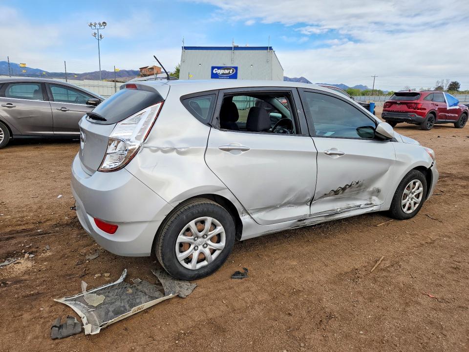 2013 Hyundai Accent VIN KMHCT5AE0DU131550 COPART salvage auction — SIDE, Co - Salvage Title, sold $700 on 2026-07-15 (photo 3)