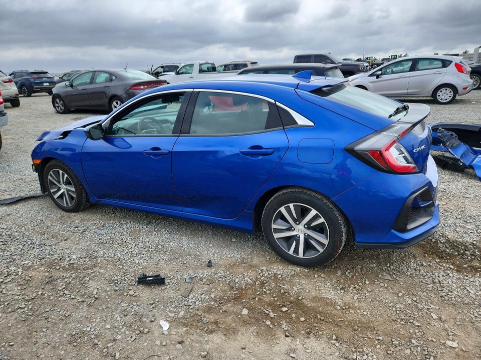 2020 Honda Civic VIN SHHFK7H33LU210642 COPART salvage auction — FRONT END, Ca - Salvage Certificate, sold $3,300 on 2026-07-17 (photo 2)