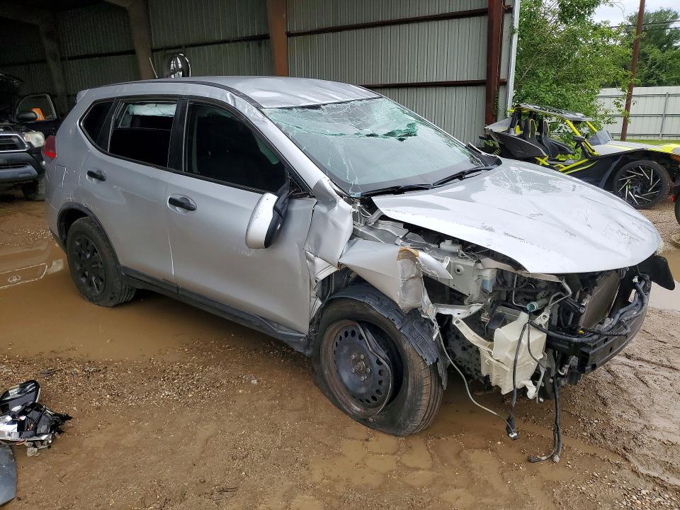 2016 Nissan Rogue VIN KNMAT2MV5GP688253 COPART salvage auction — ROLLOVER, Tx - Salvage Vehicle Title, sold $650 on 2026-07-27 (photo 4)