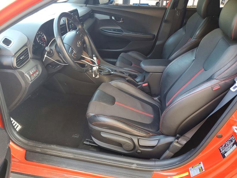 2019 Hyundai Veloster VIN KMHTH6AB9KU013104 COPART salvage auction — SIDE, Ga - Cert Of Title-Salvage, sold $3,800 on 2026-07-14 (photo 7)