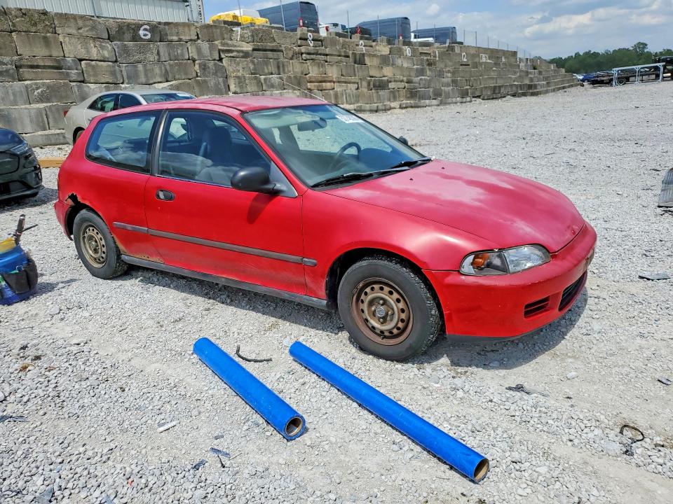 1994 Honda Civic VIN 2HGEH2360RH509297 COPART salvage auction — REAR END, Ky - Certificate Of Title, sold $800 on 2026-07-02 (photo 4)