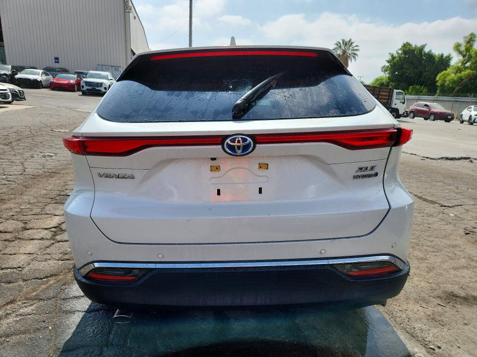 2021 Toyota Venza VIN JTEAAAAH6MJ047122 COPART salvage auction — FRONT END, Ca - Salvage Certificate, sold $2,600 on 2026-07-24 (photo 6)