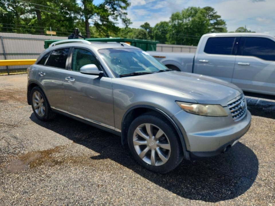 2008 Infiniti Fx35 VIN JNRAS08U68X101732 COPART salvage auction — MINOR DENT/SCRATCHES, AL - CERT OF TITLE-REBUILT, sold $250 on 2026-07-27 (photo 4)
