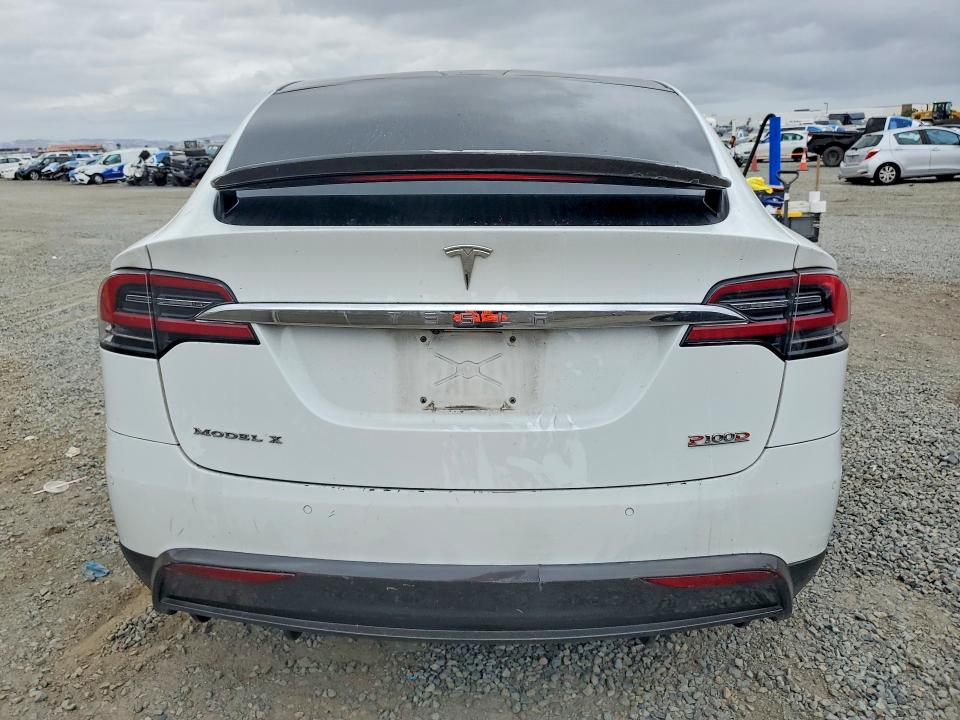 2018 Tesla Model x VIN 5YJXCBE48JF081233 COPART salvage auction — FRONT END, Ca - Salvage Certificate, sold $4,500 on 2026-07-10 (photo 6)