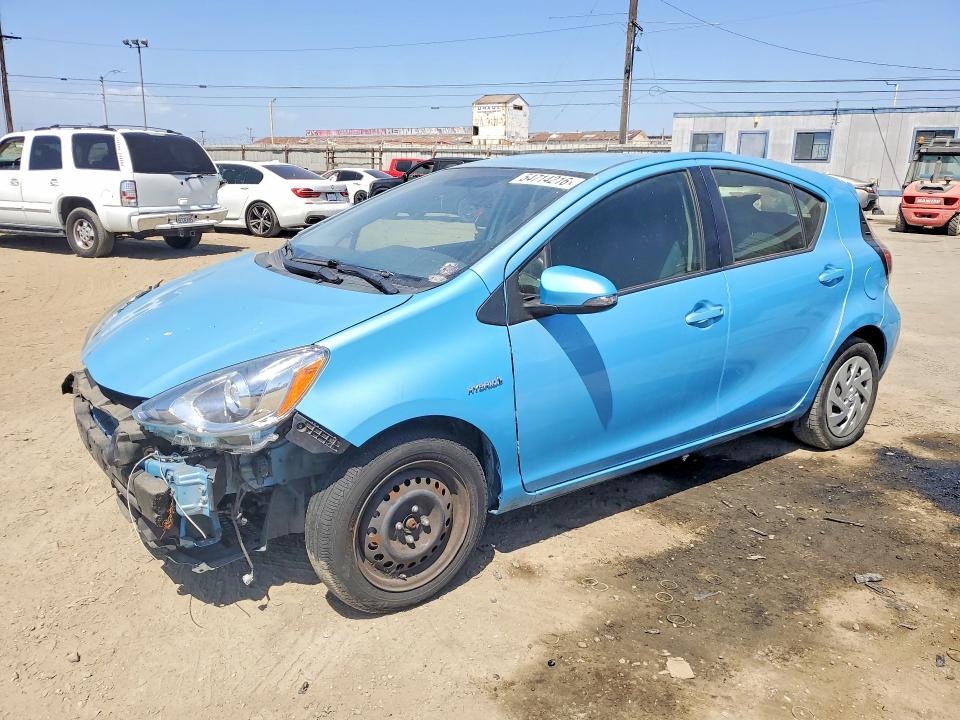 2016 Toyota Prius VIN JTDKDTB3XG1137649 COPART salvage auction — FRONT END, Ca - Salvage Certificate, sold $1,900 on 2026-07-20 (photo 1)