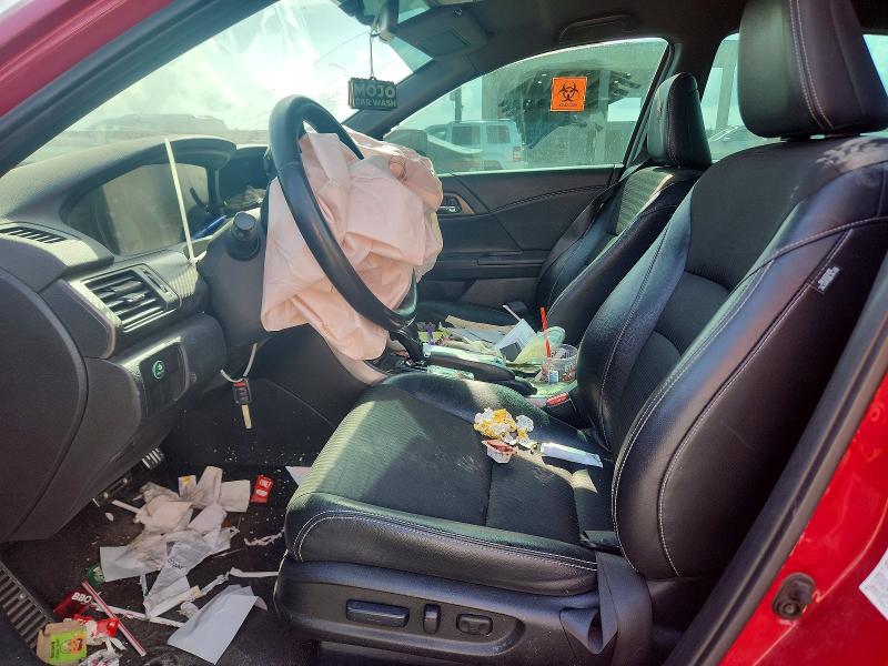 2016 Honda Accord VIN 1HGCR2F56GA245943 COPART salvage auction — FRONT END, Fl - Certificate Of Title, sold $850 on 2026-07-09 (photo 7)