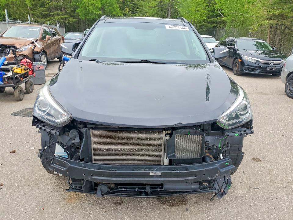 2018 Hyundai Santa fe VIN 5XYZUDLA1JG531906 COPART salvage auction — FRONT END, On - Permit Salvage, sold $575 on 2026-07-23 (photo 5)