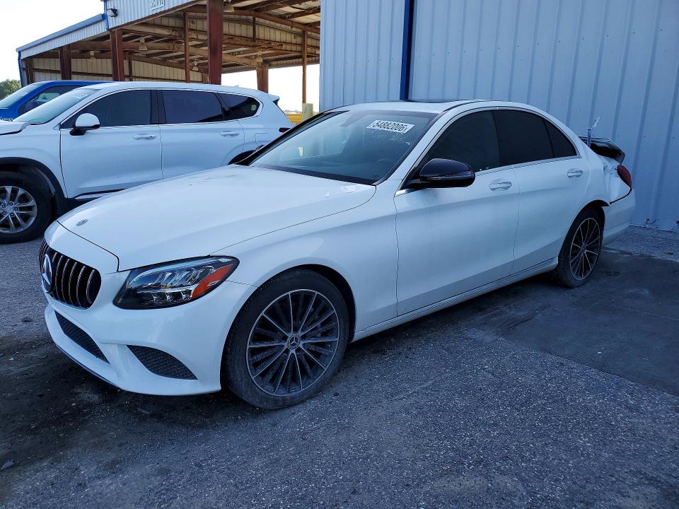 2021 Mercedes-benz C-klasse VIN W1KWF8DBXMR653526 COPART salvage auction — REAR END, Fl - Certificate Of Destruction, sold $8,800 on 2026-07-17 (photo 1)