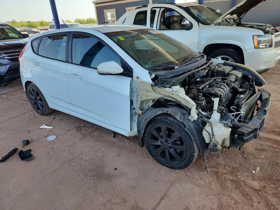 2013 Hyundai Accent VIN KMHCU5AE0DU096571 COPART salvage auction — FRONT END, MT - CERTIFICATE OF TITLE, sold $400 on 2026-07-30 (photo 4)