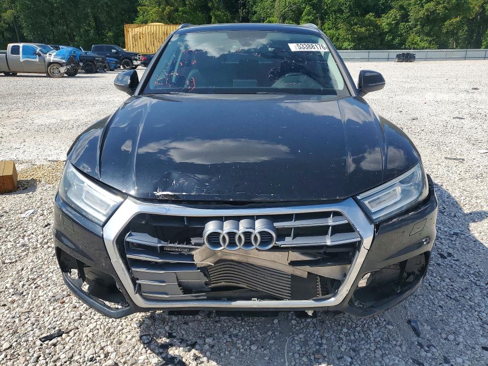 2019 Audi Q5 VIN WA1ANAFY5K2143729 COPART salvage auction — FRONT END, Tx - Certificate Of Title, sold $6,500 on 2026-07-24 (photo 5)