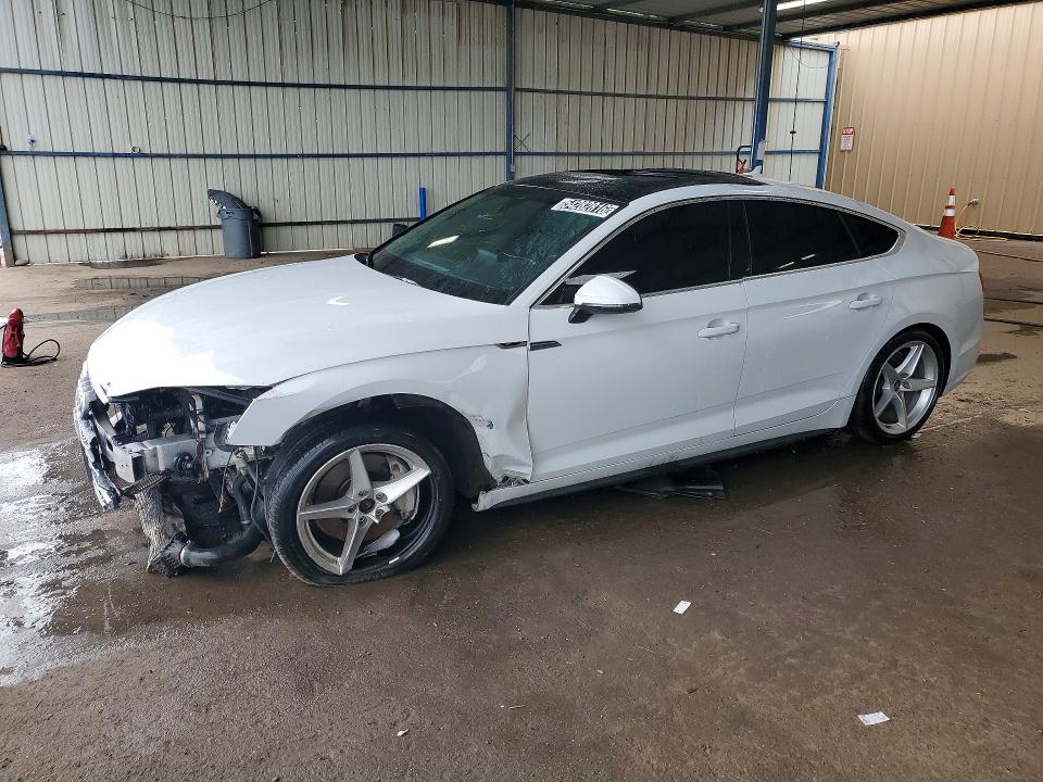 2018 Audi A5 VIN WAUDNCF55JA004142 COPART salvage auction — FRONT END, Ca - Certificate Of Title, sold $475 on 2026-07-07 (photo 1)