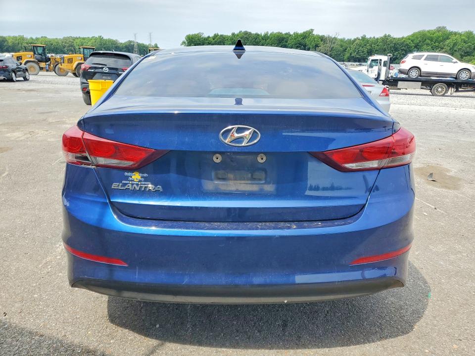 2018 Hyundai Elantra VIN 5NPD84LF0JH363291 COPART salvage auction — ALL OVER, Tn - Salvage Certificate, sold $725 on 2026-07-02 (photo 6)