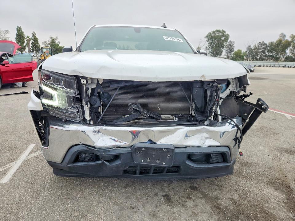 2021 Chevrolet Silverado VIN 1GCRWCEK7MZ136449 COPART salvage auction — FRONT END, Ca - Salvage Certificate, sold $7,600 on 2026-07-02 (photo 5)