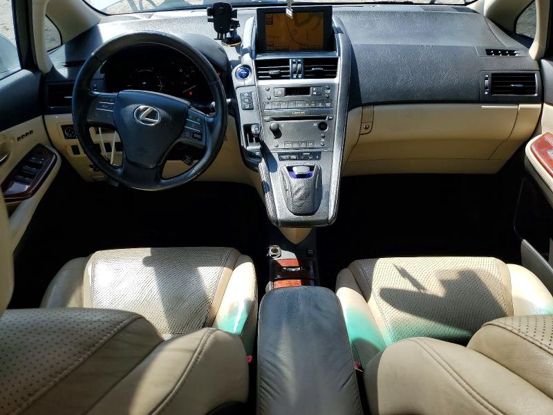 2010 Lexus Hs 250h VIN JTHBB1BA6A2007862 COPART salvage auction — SIDE, MA - CERT OF TITLE-RECONSTRCTD COLL, sold $550 on 2026-07-20 (photo 8)