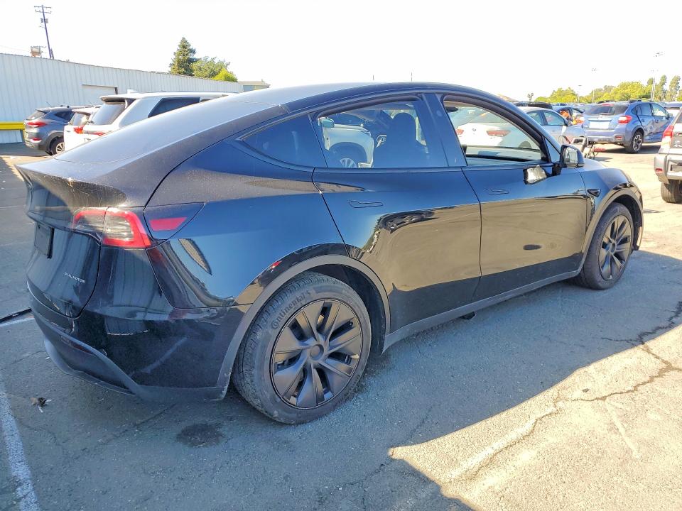 2024 Tesla Model y VIN 7SAYGDEEXRF115135 COPART salvage auction — SIDE, Ca - Salvage Certificate, sold $13,400 on 2026-07-31 (photo 3)