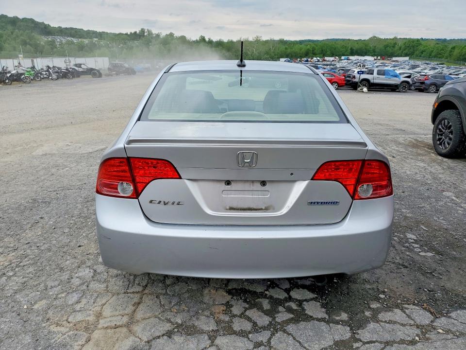 2007 Honda Civic hybrid VIN JHMFA362X7S023736 COPART salvage auction — MINOR DENT/SCRATCHES, Wv - Certificate Of Title, sold $525 on 2026-07-31 (photo 6)