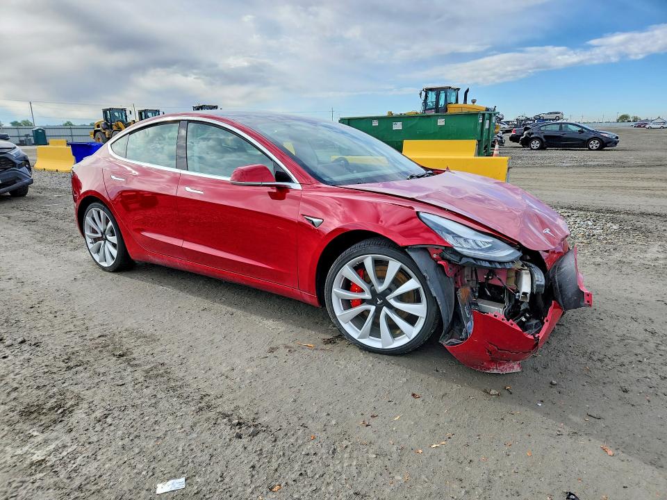 2019 Tesla VIN 5YJ3E1EB2KF392983 COPART salvage auction — FRONT END, Co - Public - Salvage Title, sold $4,150 on 2026-07-07 (photo 4)