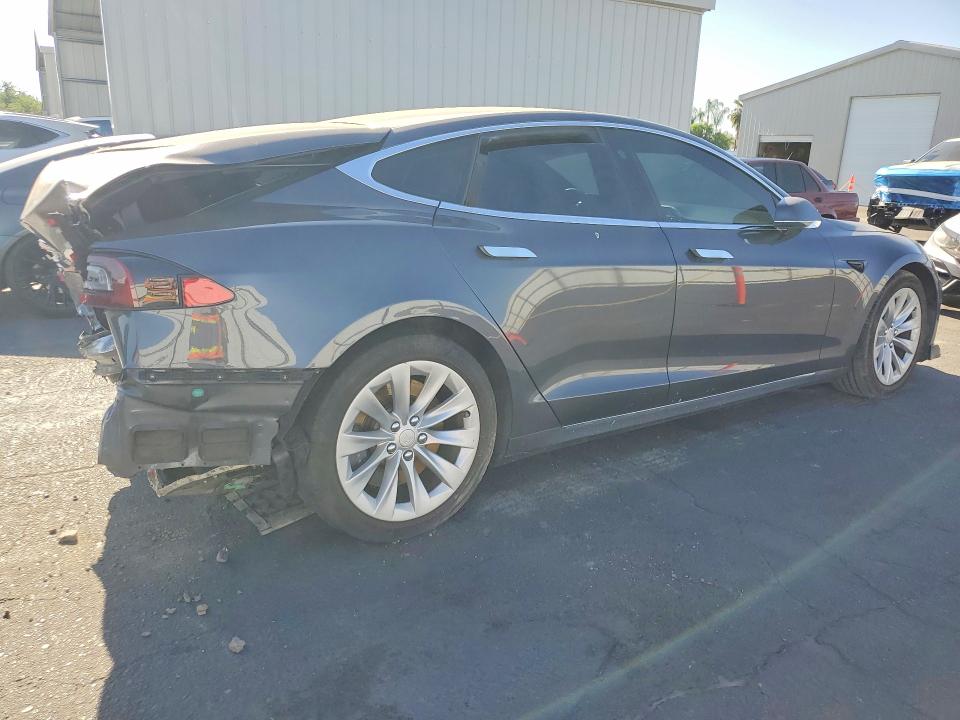 2017 Tesla Model s VIN 5YJSA1E21HF196002 COPART salvage auction — REAR END, Ca - Salvage Certificate, sold $4,800 on 2026-07-16 (photo 3)