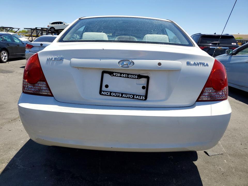 2004 Hyundai Elantra VIN KMHDN46D24U907380 COPART salvage auction — FRONT END, Nv - Salvage Title, sold $375 on 2026-07-06 (photo 6)