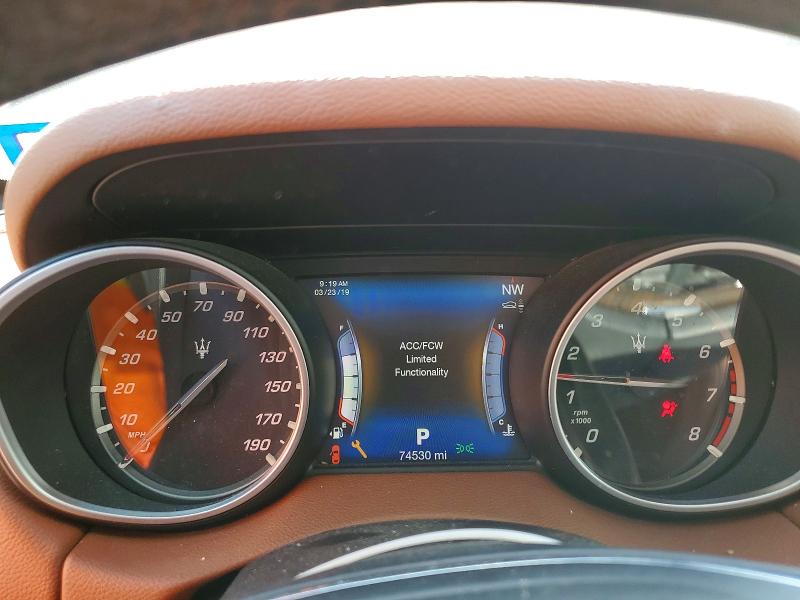 2017 Maserati Levante VIN ZN661XUA2HX235228 COPART salvage auction — MECHANICAL, Tx - Salvage Vehicle Title, sold $6,700 on 2026-07-07 (photo 9)