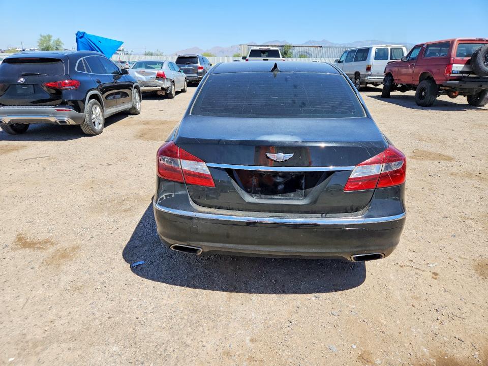 2012 Hyundai Genesis VIN KMHGC4DD8CU202006 COPART salvage auction — FRONT END, Az - Cert Of Title - Salvage, sold $175 on 2026-07-06 (photo 6)