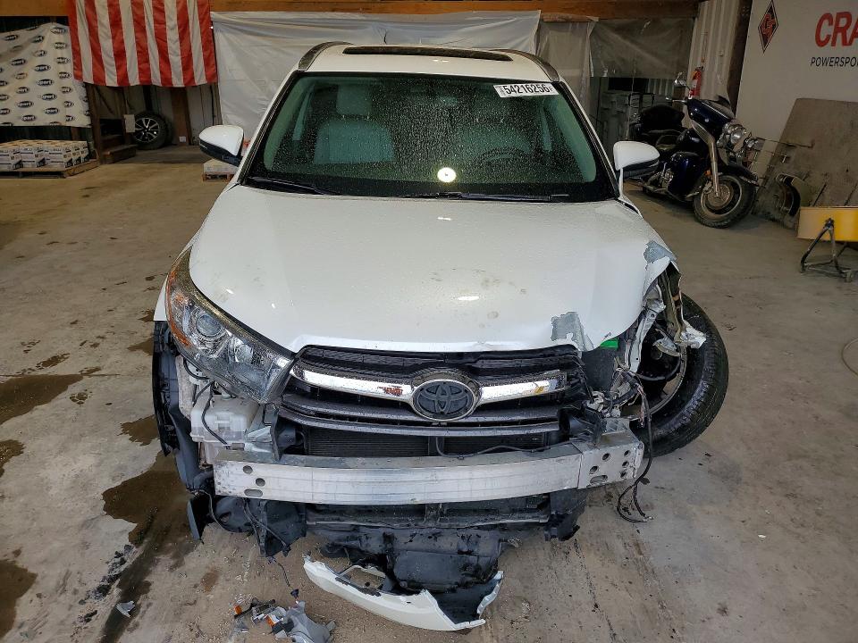 2016 Toyota Highlander VIN 5TDYKRFH0GS162667 COPART salvage auction — FRONT END, MO - SALVAGE CERTIFICATE OF TITLE, sold $5,100 on 2026-07-13 (photo 5)