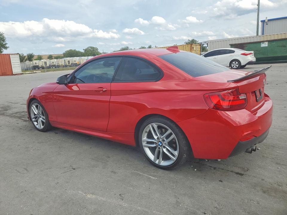 2014 BMW 2er VIN WBA1F5C53EV256065 COPART salvage auction — FRONT END, Fl - Cert Of Title Slvg Rebuildable, sold $2,250 on 2026-08-18 (photo 2)