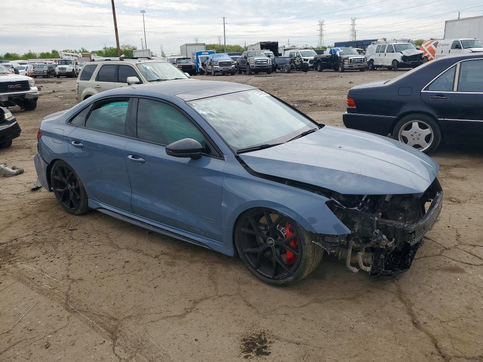 2023 Audi Rs3 VIN WUAG4DGY7PA910015 COPART salvage auction — FRONT END, Mi - Cert Of Title-Salvage Vehicle, sold $5,500 on 2026-07-28 (photo 4)