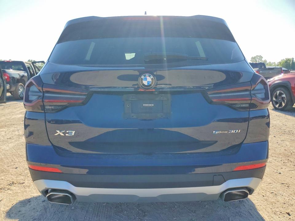 2022 BMW X3 VIN 5UX43DP0XN9M21134 COPART salvage auction — UNDERCARRIAGE, Tx - Salvage Vehicle Title, sold $15,600 on 2026-07-10 (photo 6)