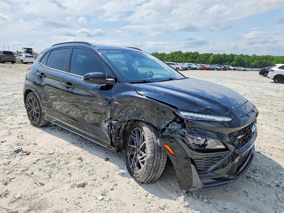 2023 Hyundai VIN KM8K33A39PU992003 COPART salvage auction — FRONT END, Ga - Cert Of Title-Salvage, sold $5,600 on 2026-07-08 (photo 4)