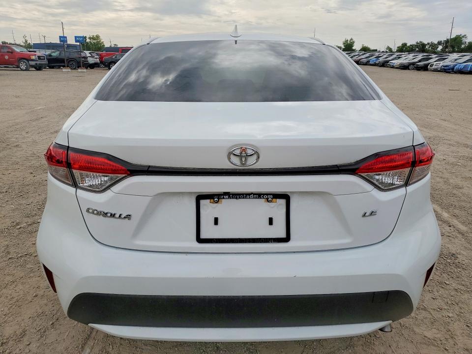 2020 Toyota VIN JTDEPRAE4LJ079185 COPART salvage auction — HAIL, Ia - Cert Of Title-Salvage Title, sold $80 on 2026-07-22 (photo 6)
